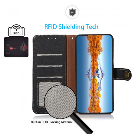 Samsung Galaxy A22 5G Aito nahka Kotelo KHAZNEH RFID Samsung Galaxy A22 5G Aito nahka Kotelo KHAZNEH RFID