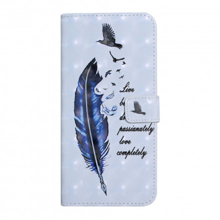 Samsung Galaxy A22 4G Case Feather ja viesti