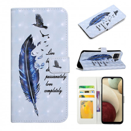 Samsung Galaxy A22 4G Case Feather ja viesti