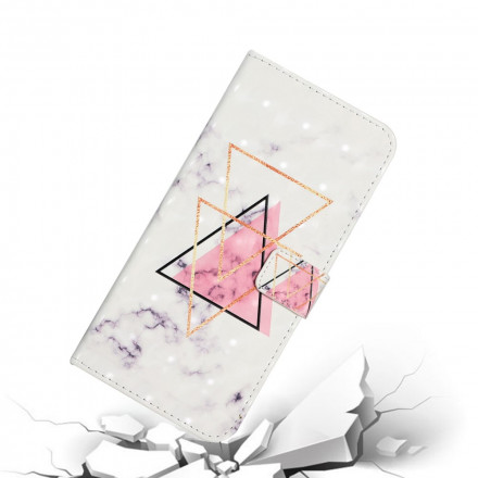 Samsung Galaxy A22 4G Glitter Triangle Kotelo