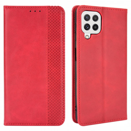 Flip Cover Samsung Galaxy A22 4G Nahkatehoste Vintage Tyylikäs