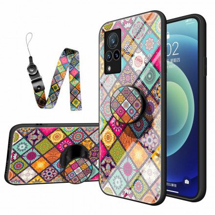 Vivo V21 5G Magneettinen haltija Patchwork asia