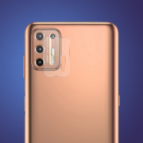 Karkaistu lasi linssi Moto G9 Plus -puhelimeen