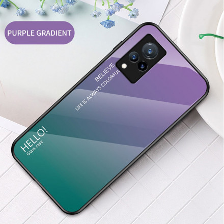 Vivo V21 5G karkaistu lasi Case Hello