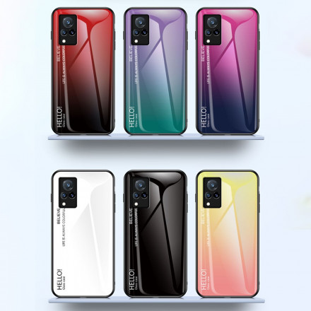 Vivo V21 5G karkaistu lasi Case Hello