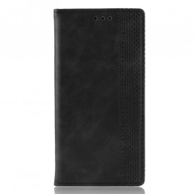 Flip Cover Moto G 5G Plus Nahkatehoste Vintage Styling