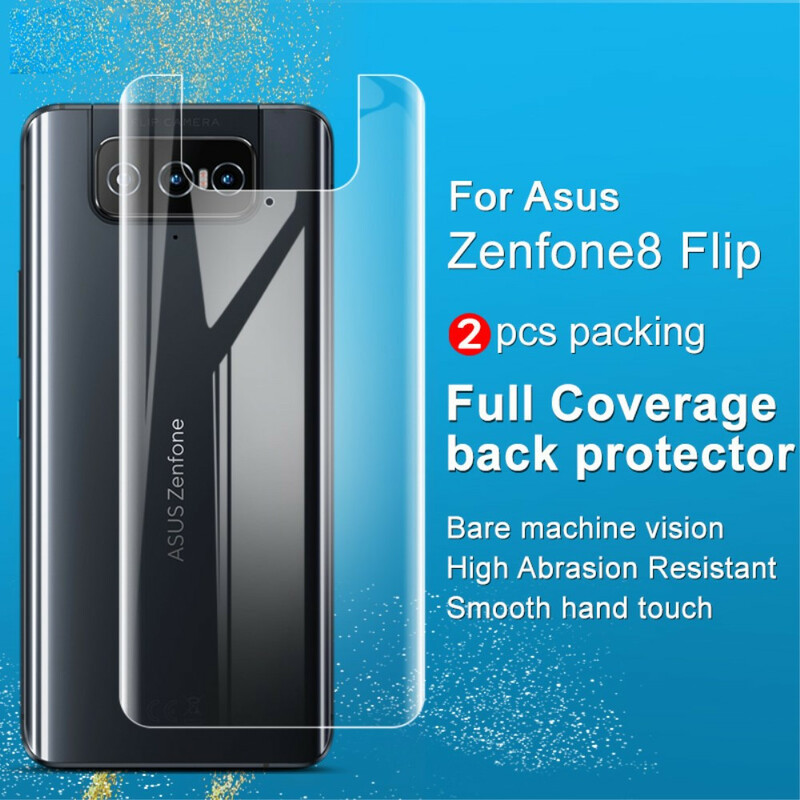 IMAK Hydrogel-suoja Azus Zenfone 8 Flipin takaosaan