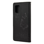 Xiaomi Mi 10 Lite Case Vain perhoset hihnalla