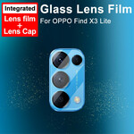 Karkaistua lasia suojaava linssi Oppo Find X3 Lite IMAK:lle