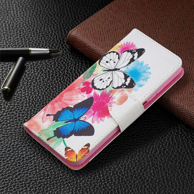 Xiaomi Mi 10T / 10T Pro Perhonen maalattu kotelo