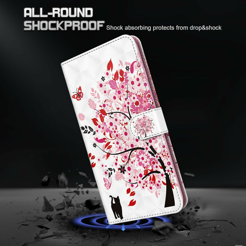 Xiaomi Mi 10T / 10T Pro kotelo puu vaaleanpunainen