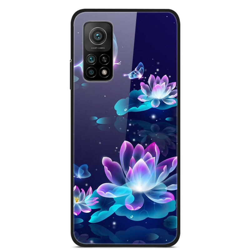 Xiaomi Mi 10T / 10T Pro Case karkaistu lasi Fancy Flowers