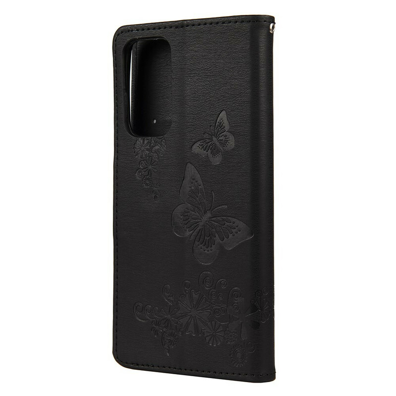 Xiaomi Mi 10T / 10T Pro Case Vain perhoset hihnalla