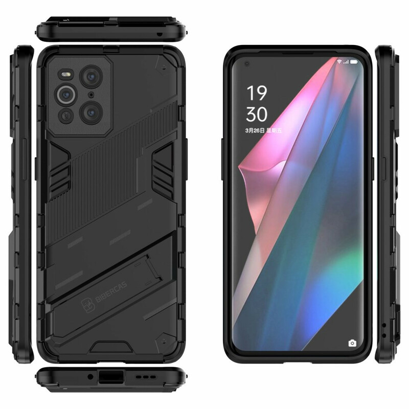 Oppo Find X3 / X3 Pro Case Irrotettava kaksi asentoa Hands Free jalusta Oppo Find X3 / X3 Pro Case Irrotettava kaksi asentoa Hands Free jalusta