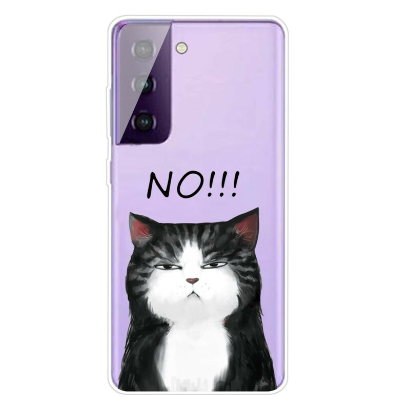 Samsung Galaxy S21 FE Case Kissa, joka sanoo ei