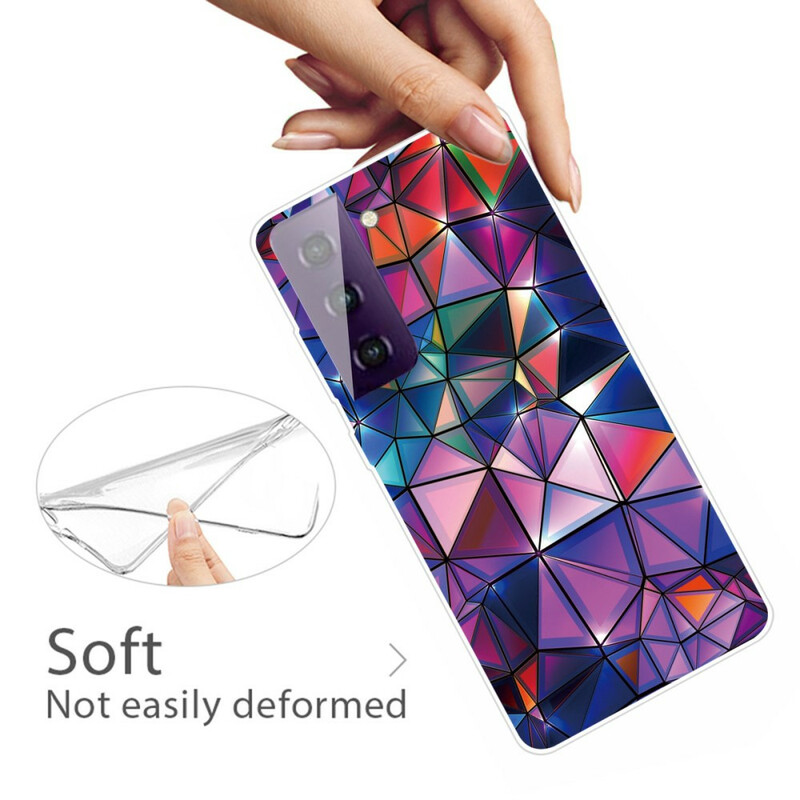 Samsung Galaxy S21 FE joustava geometria kotelo