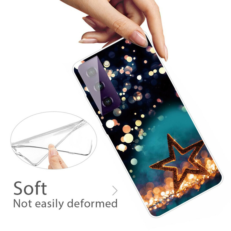 Samsung Galaxy S21 FE Joustava tähti kotelo