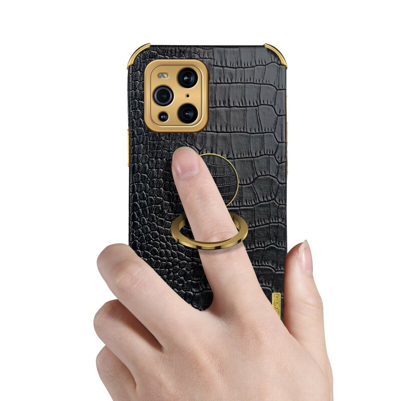 Oppo Find X3 / X3 Pro X-CASE Crocodile Skin Effect Oppo Find X3 / X3 Pro X-CASE Crocodile Skin Effect