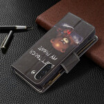 Samsung Galaxy S21 FE Case vetoketjullinen tasku Bear