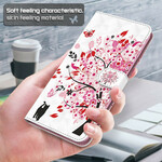 Samsung Galaxy S21 Kotelo FE Tree vaaleanpunainen