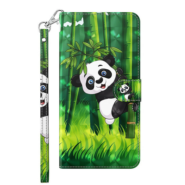 Samsung Galaxy S21 FE Panda ja bambu asia