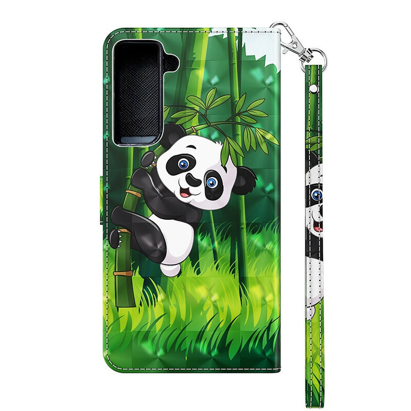 Samsung Galaxy S21 FE Panda ja bambu asia