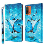 Xiaomi Redmi 9T / Note 9 Flying Blue Perhoset Case