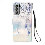 Samsung Galaxy S21 FE Akvarelli Dreamcatcher Case - kotelo