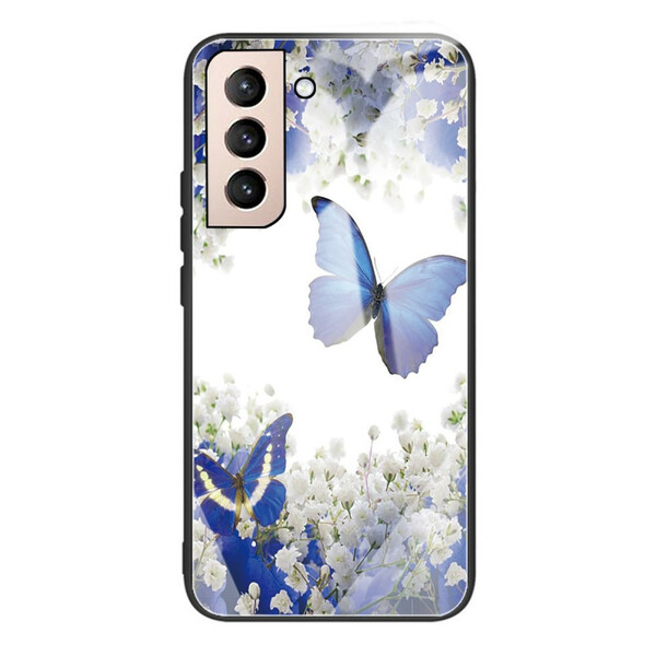 Samsung Galaxy S21 FE tapauksessa karkaistu lasi Butterfly Design