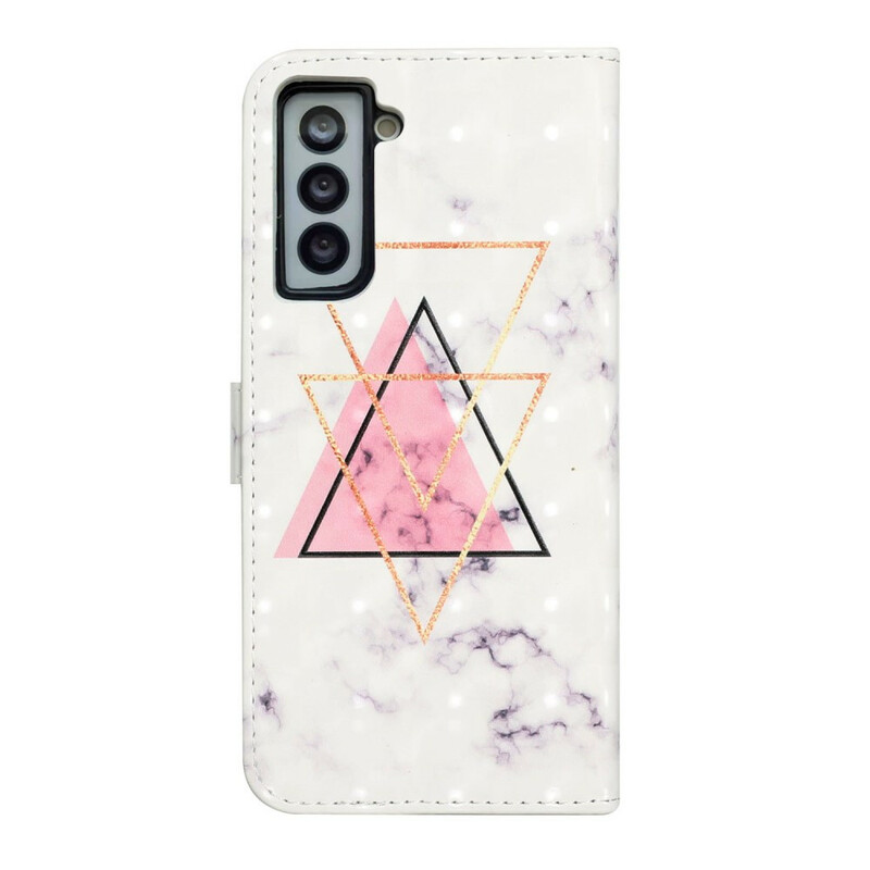 Samsung Galaxy S21 FE Glitter Triangle Kotelo