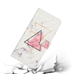 Samsung Galaxy S21 FE Glitter Triangle Kotelo