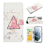 Samsung Galaxy S21 FE Glitter Triangle Kotelo