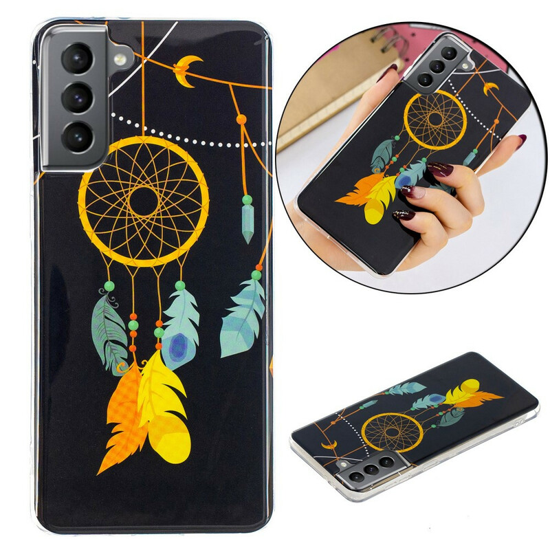 Samsung Galaxy S21 FE Kotelo Fluorescent Dreamcatcher