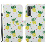 Samsung Galaxy S21 FE Case useita ananaksia