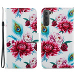 Samsung Galaxy S21 FE Kotelo Intensiivinen kukkia