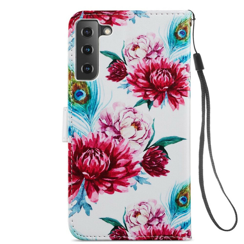 Samsung Galaxy S21 FE Kotelo Intensiivinen kukkia