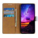 Samsung Galaxy S21 FE Faux Leather Case Yksinkertainen