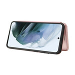 Flip Cover Samsung Galaxy S21 FE Hiilikuitukansi