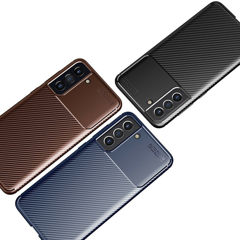 Samsung Galaxy S21 FE joustava hiilikuitu tekstuuri asia