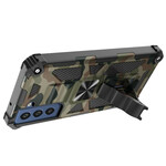 Samsung Galaxy S21 FE Camouflage Case Irrotettava jalusta
