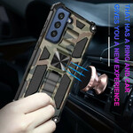 Samsung Galaxy S21 FE Camouflage Case Irrotettava jalusta