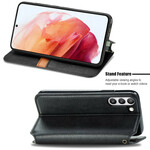 Flip Cover Samsung Galaxy S21 FE Nahkatehoste Diamond Texture -tekstuuri