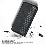 Flip Cover Samsung Galaxy S21 FE Nahkatehoste Diamond Texture -tekstuuri