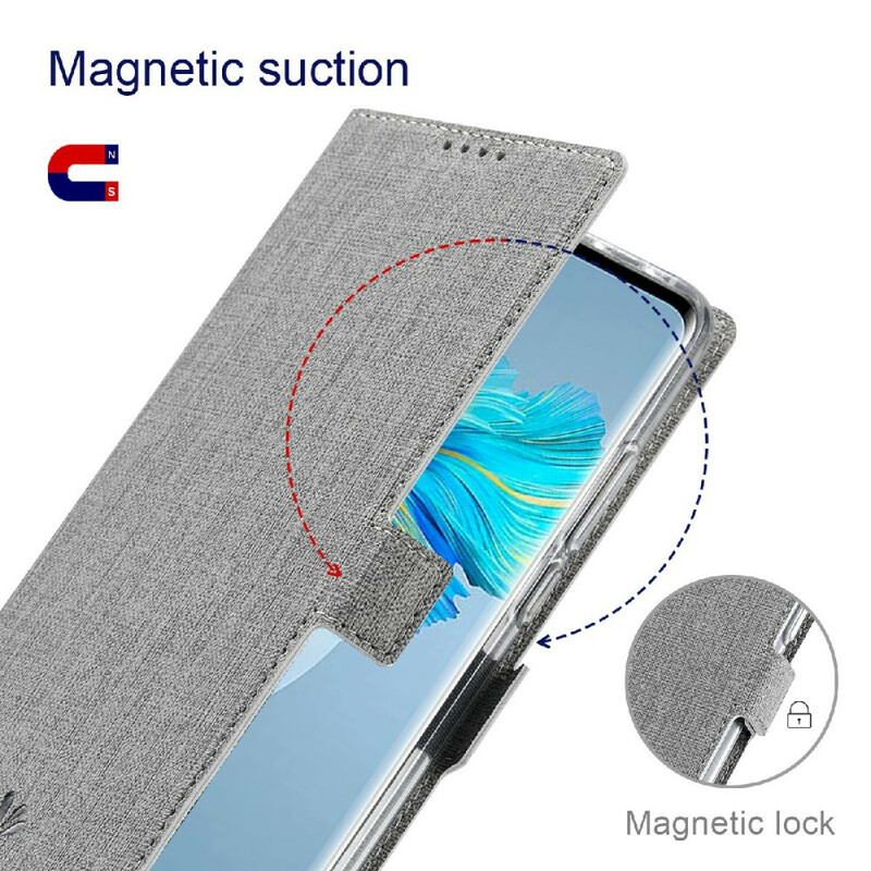 Flip Cover Samsung Galaxy S21 FE teksturoitu
