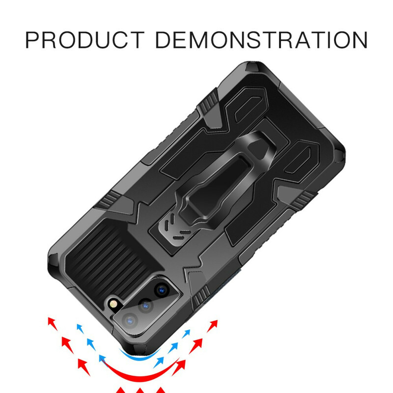 Samsung Galaxy S21 FE Robot Case vyöklipsillä varustettuna