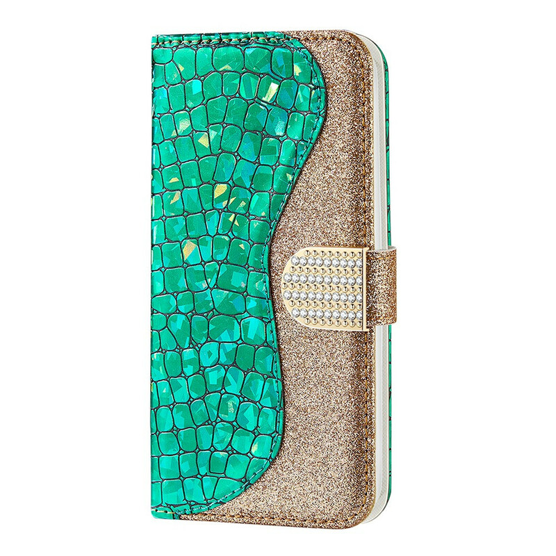 Samsung Galaxy S21 FE Croco Diamond Case