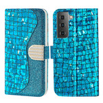 Samsung Galaxy S21 FE Croco Diamond Case