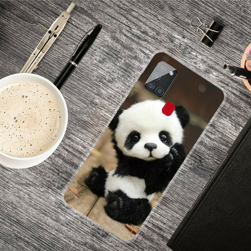 Samsung Galaxy A21s Joustava Panda kotelo