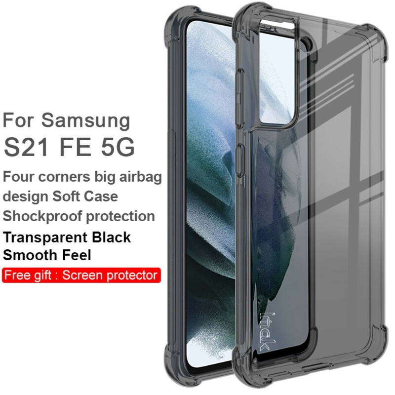 Samsung Galaxy S21 FE Case IMAK Silky läpinäkyvä läpinäkyvä