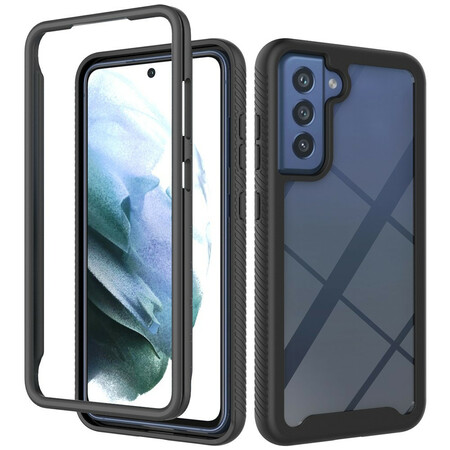 Samsung Galaxy S21 FE Case Hybrid Design Silikoni reunat